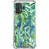 Cat Coq Tropical Leaves Galaxy A32 5G Clear Case