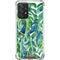 Cat Coq Tropical Leaves Galaxy A52 5G Clear Case