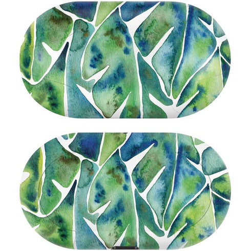 Cat Coq Tropical Leaves Galaxy Buds Skin