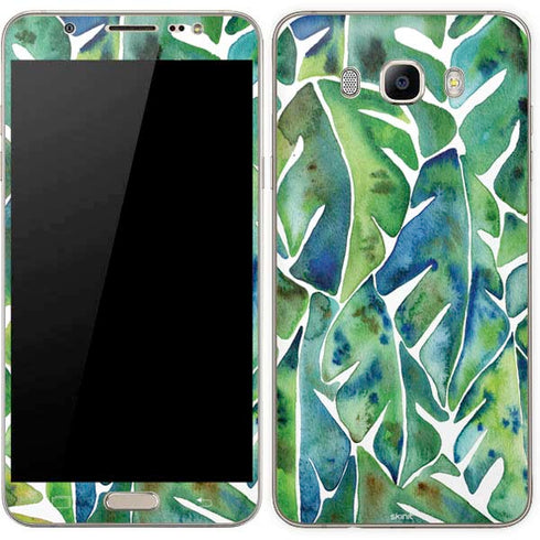 Cat Coq Tropical Leaves Galaxy J7 Skin