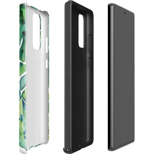 Cat Coq Tropical Leaves Galaxy Note20 5G Pro Case