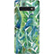 Cat Coq Tropical Leaves Galaxy S10 Skin