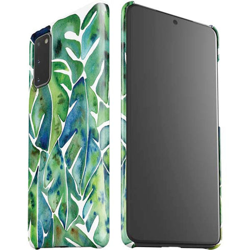 Cat Coq Tropical Leaves Galaxy S20 Lite Case