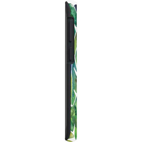 Cat Coq Tropical Leaves Galaxy S20 Plus Pro Case