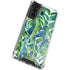Cat Coq Tropical Leaves Galaxy S21 5G Clear Case