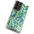 Cat Coq Tropical Leaves Galaxy S21 Ultra 5G Clear Case