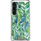 Cat Coq Tropical Leaves Galaxy S23 Clear Case