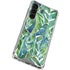 Cat Coq Tropical Leaves Galaxy S23 Plus Clear Case
