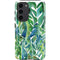Cat Coq Tropical Leaves Galaxy S23 Plus Pro Case