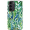 Cat Coq Tropical Leaves Galaxy S23 Pro Case