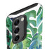 Cat Coq Tropical Leaves Galaxy S23 Pro Case