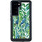 Cat Coq Tropical Leaves Galaxy S23 Waterproof Case