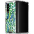 Cat Coq Tropical Leaves Galaxy Z Fold4 5G Clear Case