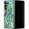 Cat Coq Tropical Leaves Galaxy Z Fold4 5G Skin