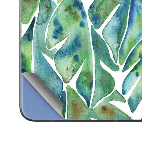Tropical Leaves by Cat Coq Galaxy Z Fold5 5G Skin