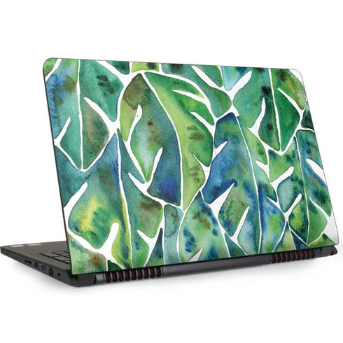 Cat Coq Tropical Leaves Dell Inspiron Skin
