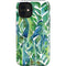 Cat Coq Tropical Leaves iPhone 12 Mini Impact Case