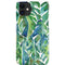 Cat Coq Tropical Leaves iPhone 12 Mini Lite Case