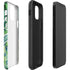 Cat Coq Tropical Leaves iPhone 12 Pro Impact Case