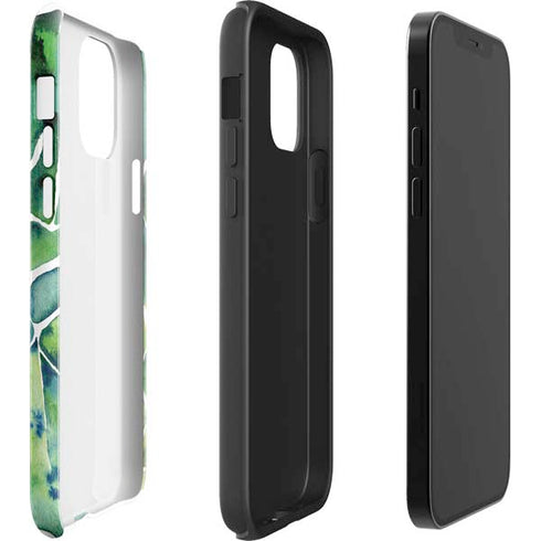Cat Coq Tropical Leaves iPhone 12 Pro Max Impact Case