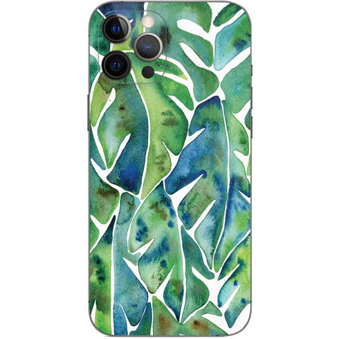 Cat Coq Tropical Leaves iPhone 12 Pro Max Skin