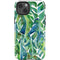 Cat Coq Tropical Leaves iPhone 13 Impact Case