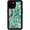 Cat Coq Tropical Leaves iPhone 13 Mini Waterproof Case