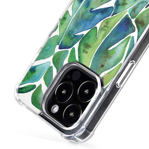 Cat Coq Tropical Leaves iPhone 13 Pro MagSafe Case