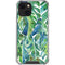 Cat Coq Tropical Leaves iPhone 14 Plus Clear Case