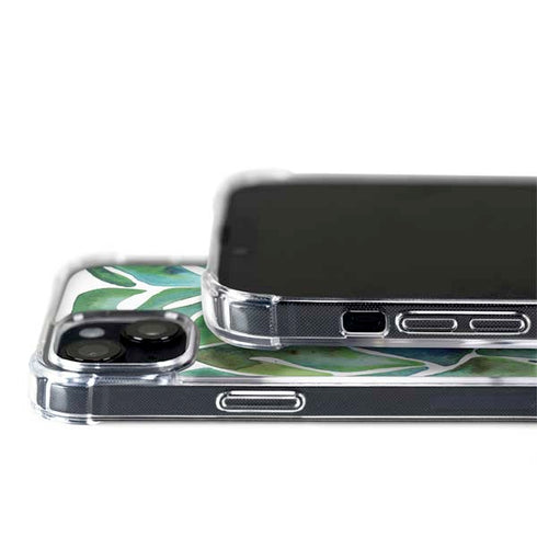 Cat Coq Tropical Leaves iPhone 14 Plus MagSafe Case