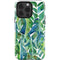Cat Coq Tropical Leaves iPhone 14 Pro Impact Case