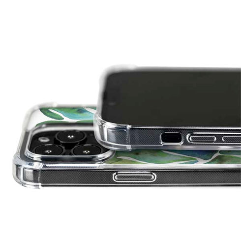 Cat Coq Tropical Leaves iPhone 14 Pro MagSafe Case