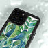 Cat Coq Tropical Leaves iPhone 14 Pro Waterproof Case