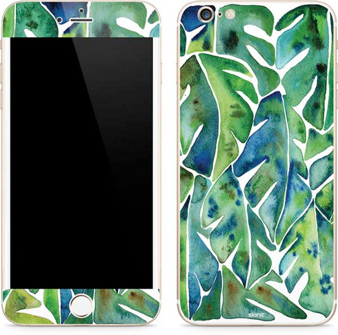 Cat Coq Tropical Leaves iPhone 6/6s Plus Skin