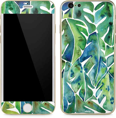 Cat Coq Tropical Leaves iPhone 6/6s Skin
