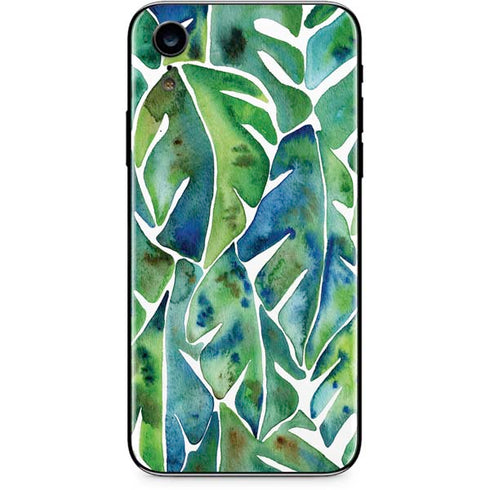 Cat Coq Tropical Leaves iPhone XR Skin