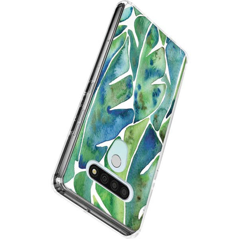 Tropical Leaves by Cat Coq LG Stylo 6 Clear Case