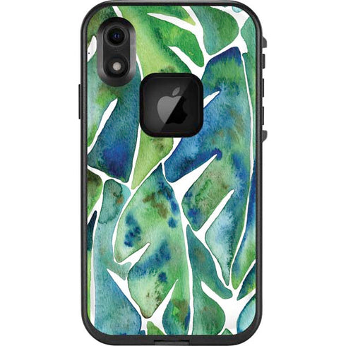 Cat Coq Tropical Leaves LifeProof Fre iPhone Skin