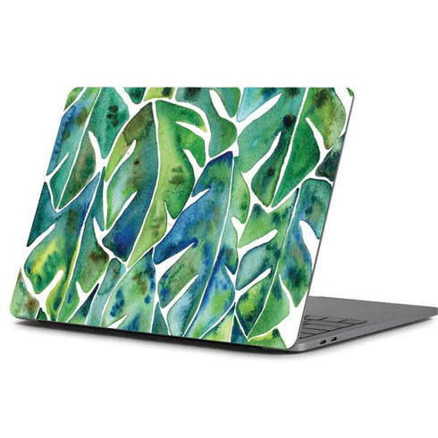 Cat Coq Tropical Leaves Apple MacBook Pro 13-inch Skin