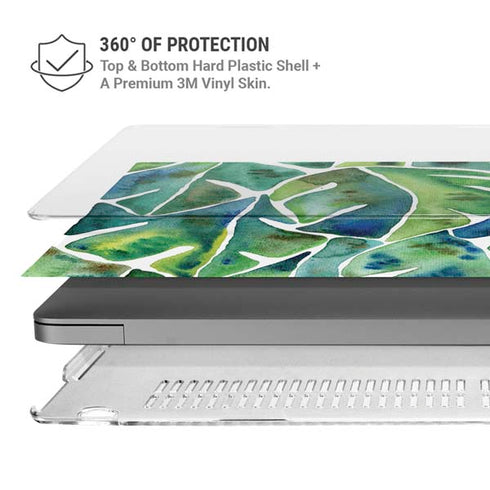 Tropical Leaves by Cat Coq MacBook Pro 16in (2021-25) Case plus Skin