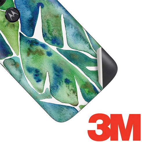 Cat Coq Tropical Leaves Moto E5 Play Skin
