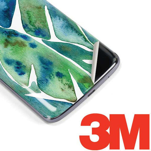 Cat Coq Tropical Leaves Moto E5 Plus Skin