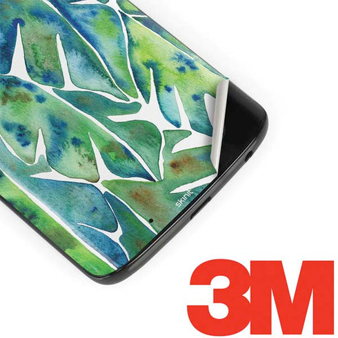 Cat Coq Tropical Leaves Moto G6 Skin