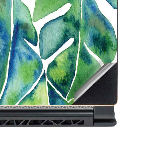 Cat Coq Tropical Leaves MSI GS65 Stealth Laptop Skin