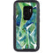 Cat Coq Tropical Leaves Otterbox Defender Galaxy Skin