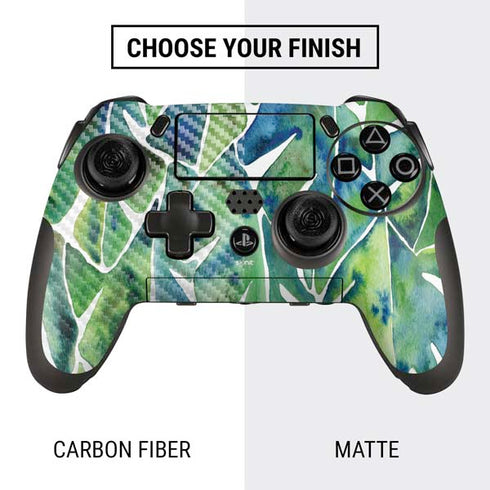 Cat Coq Tropical Leaves PlayStation Scuf Vantage 2 Controller Skin