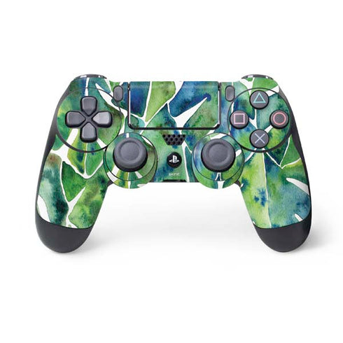 Cat Coq Tropical Leaves PS4 Controller Skin