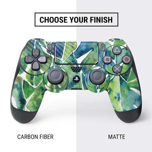 Cat Coq Tropical Leaves PS4 Controller Skin