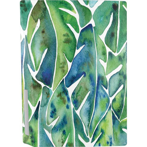 Cat Coq Tropical Leaves PS5 Bundle Skin