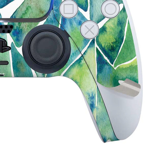 Cat Coq Tropical Leaves PS5 Controller Skin
